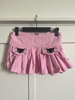 DOLLS KILL X EMILY THE STRANGE MICRO MINI SKIRT XXS